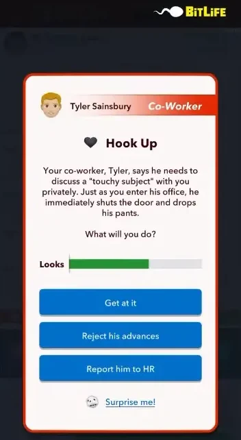 Hook up with club mate in bitlife