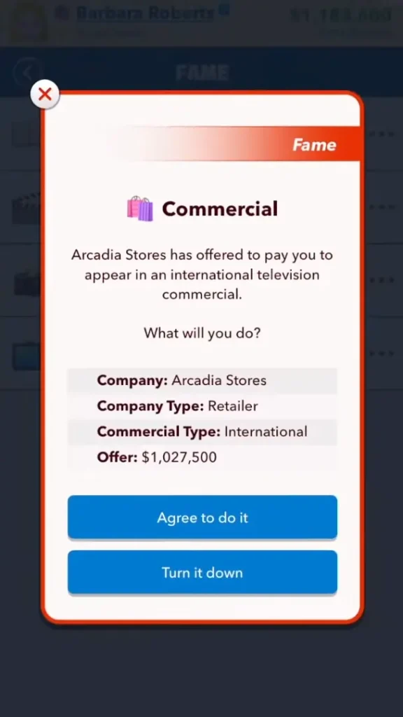 commercial offers in Bitlife