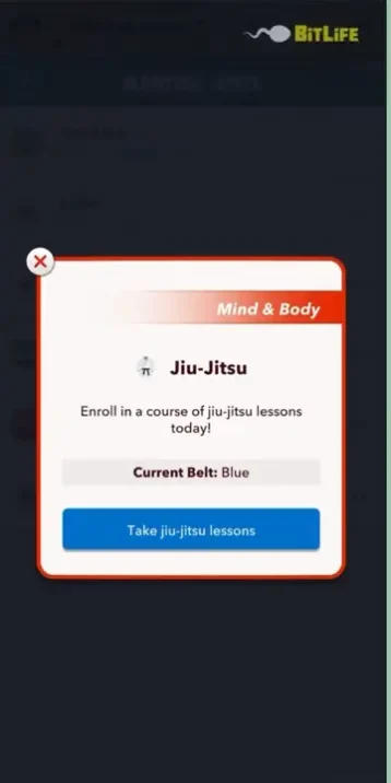 jiu-jitsu in bitlife