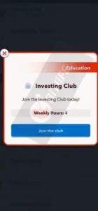 Join the investment club in Bitlife