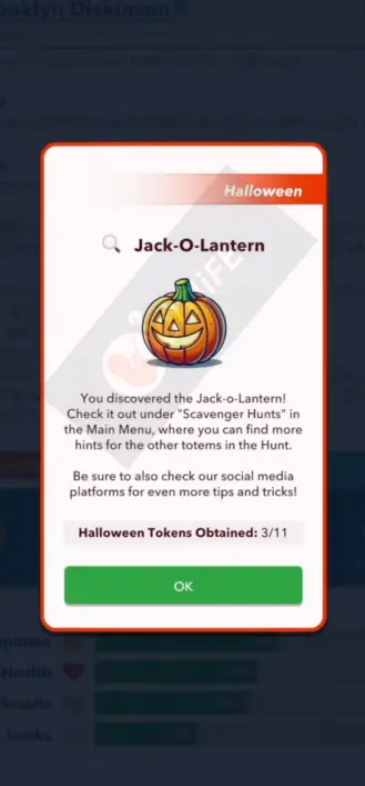 Jack O Lantern Halloween Bitlife