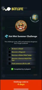 It’s Hot Wet Summer Challenge | Bitlife 2 hot wet summer challenge