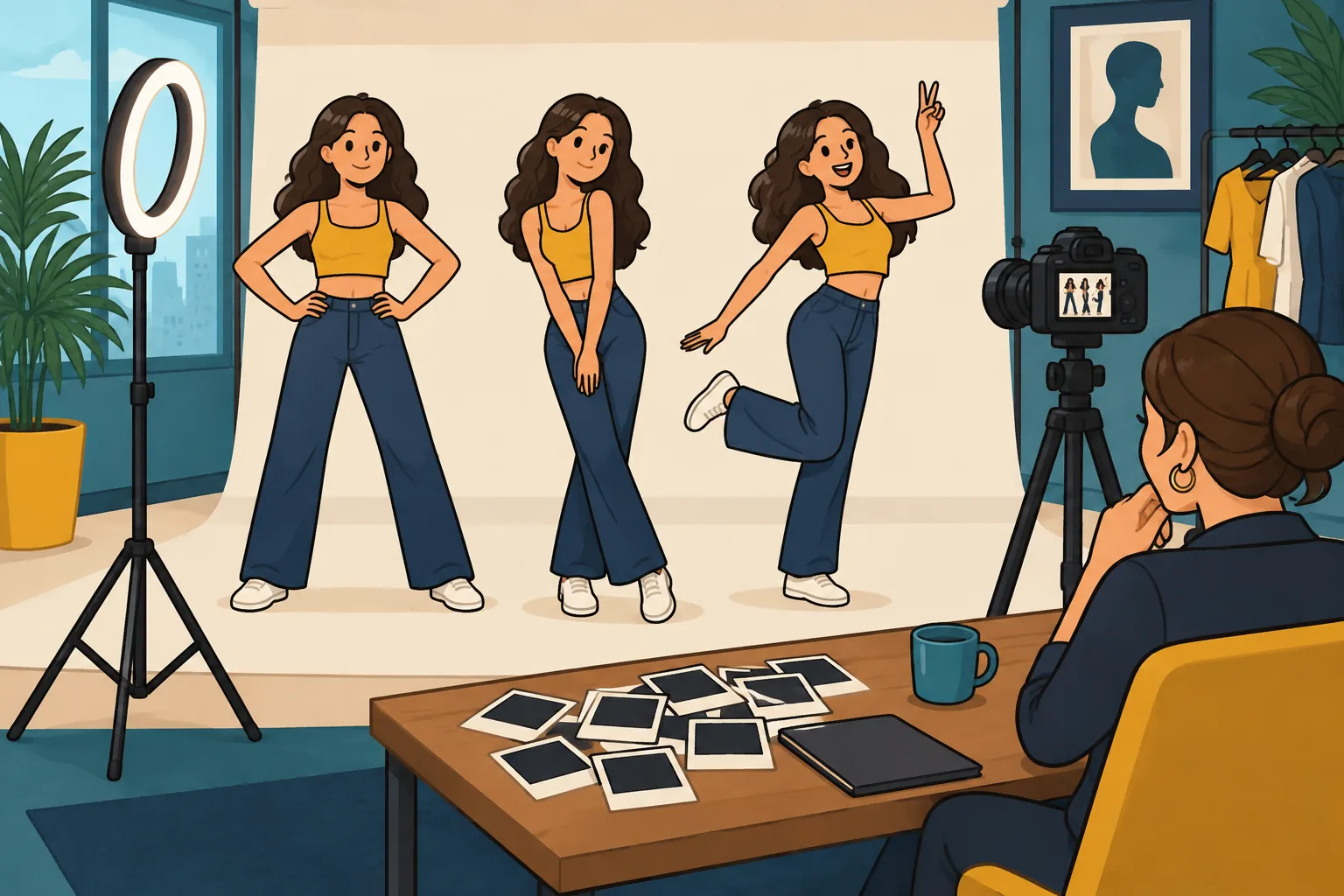 BitLife Model Audition Answers and Career Guide 1 BitLife model showing bold, elegant, and playful audition poses