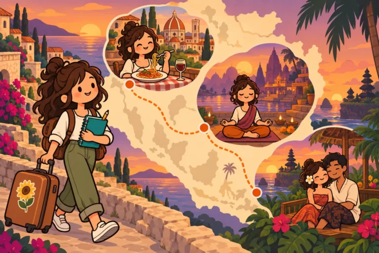 BitLife author traveling through Italy, India, and Indonesia