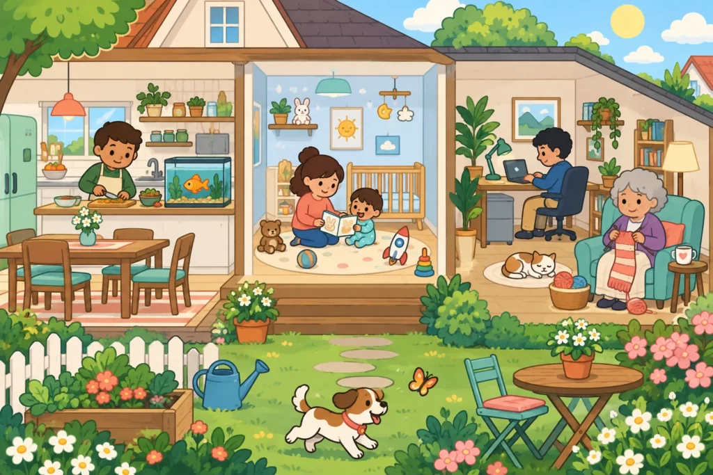 Visual family life simulator alternatives