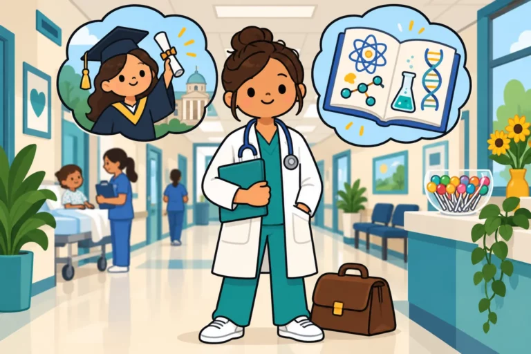 BitLife doctor after completing medical school