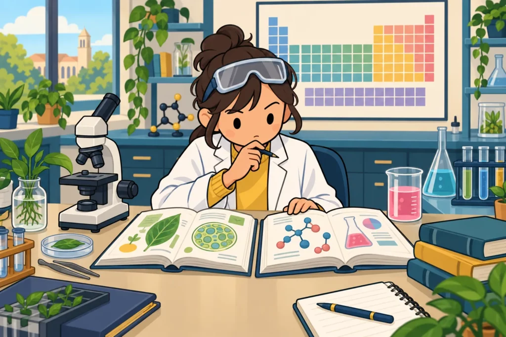 How to Become a Doctor in BitLife: Medical School Guide 2 BitLife university student studying biology and chemistry