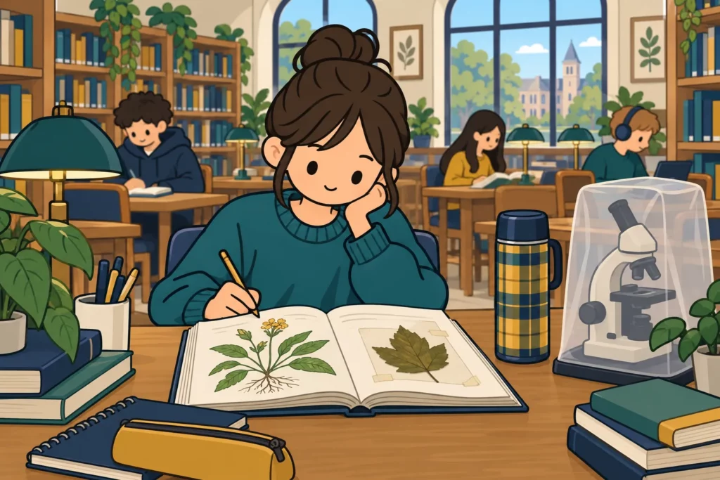 BitLife student studying science at university