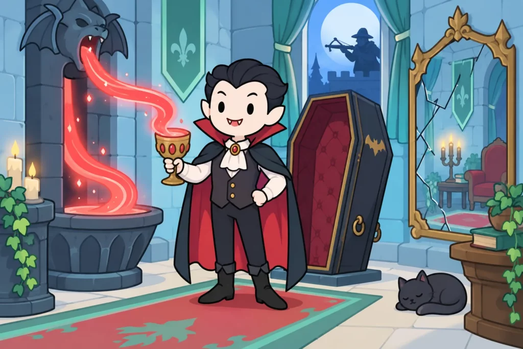 Vampire powers, Essence, and hunter danger