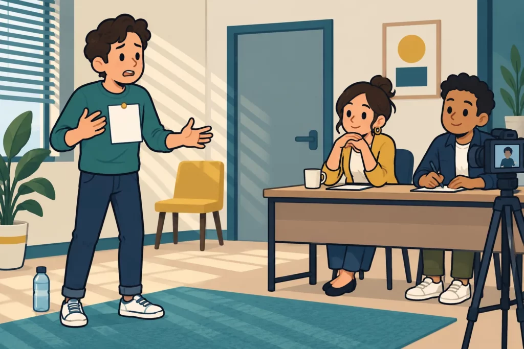 How to Become an Actor in BitLife: Roles, Pay, and Fame 3 BitLife actor attending a first audition