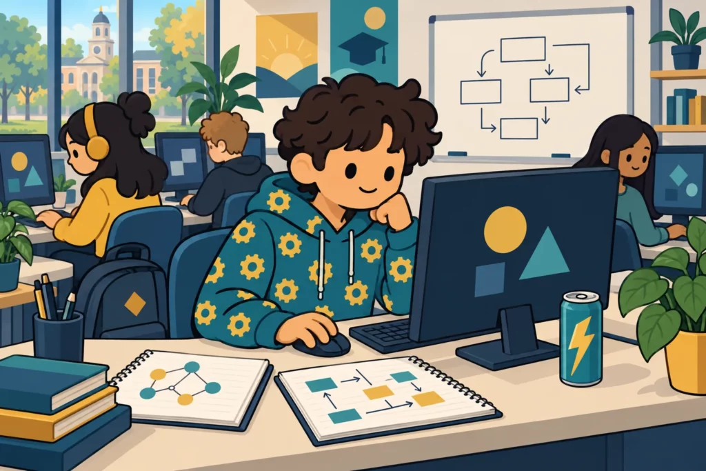 How to Become an App Developer in BitLife 2 BitLife student studying Computer Science at university