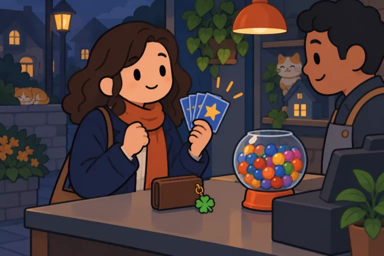 BitLife character buying lottery tickets